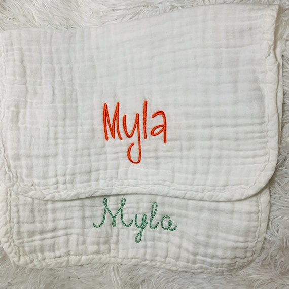 Personalized Burp Cloth; Muslin Burp Cloth; Baby Burp Cloth; Colorful Burp Cloth; Baby Shower Gift; Soft Burp Cloth; Unisex Burp Cloth