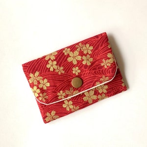 Porte-cartes portefeuille, porte-cartes de crédit, cadeau de Pâques, cadeau de fête des mères, cadeau pour fille, mini portefeuille, porte-cartes à 3 compartiments.