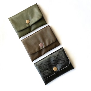 Porte-cartes en similicuir PU, mini portefeuille, porte-cartes, porte-cartes de crédit, porte-cartes, cadeau d'anniversaire, cadeau fête des mères, cadeau pour elle.
