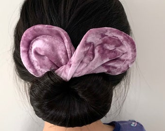 Machine à chignon en velours, cadeau de Saint-Valentin pour elle, chignon torsadé, support pour chignon, fabrication de chignon magique rapide, bigoudis, accessoires pour chignon.