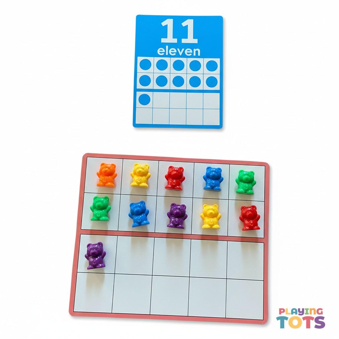 Ten Frames Flash Cards Printable, Ten Frame Math, Learn to Count ...