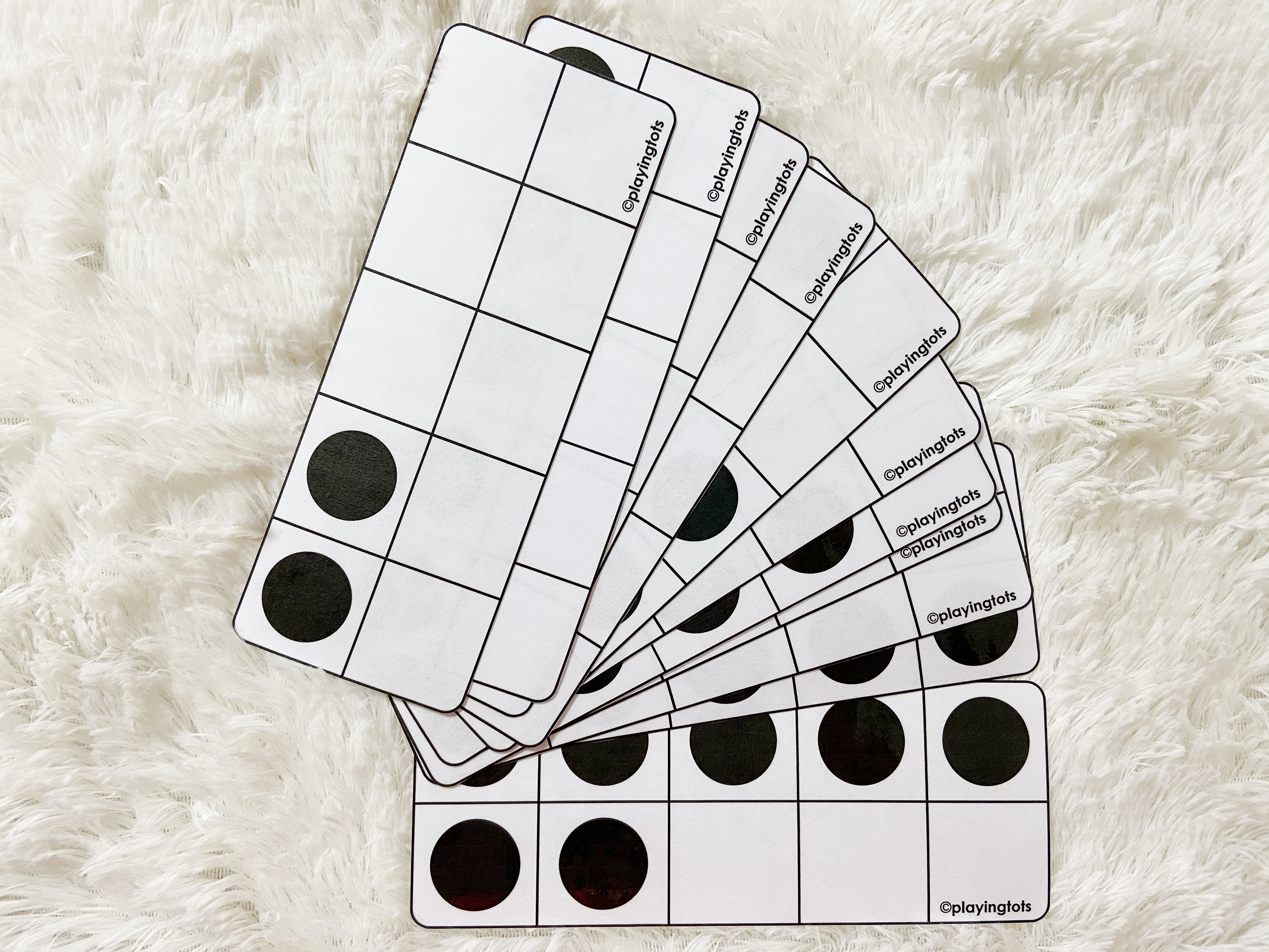 Ten Frame Cards Printable 10 Frames Flash Cards Ten Frame Etsy