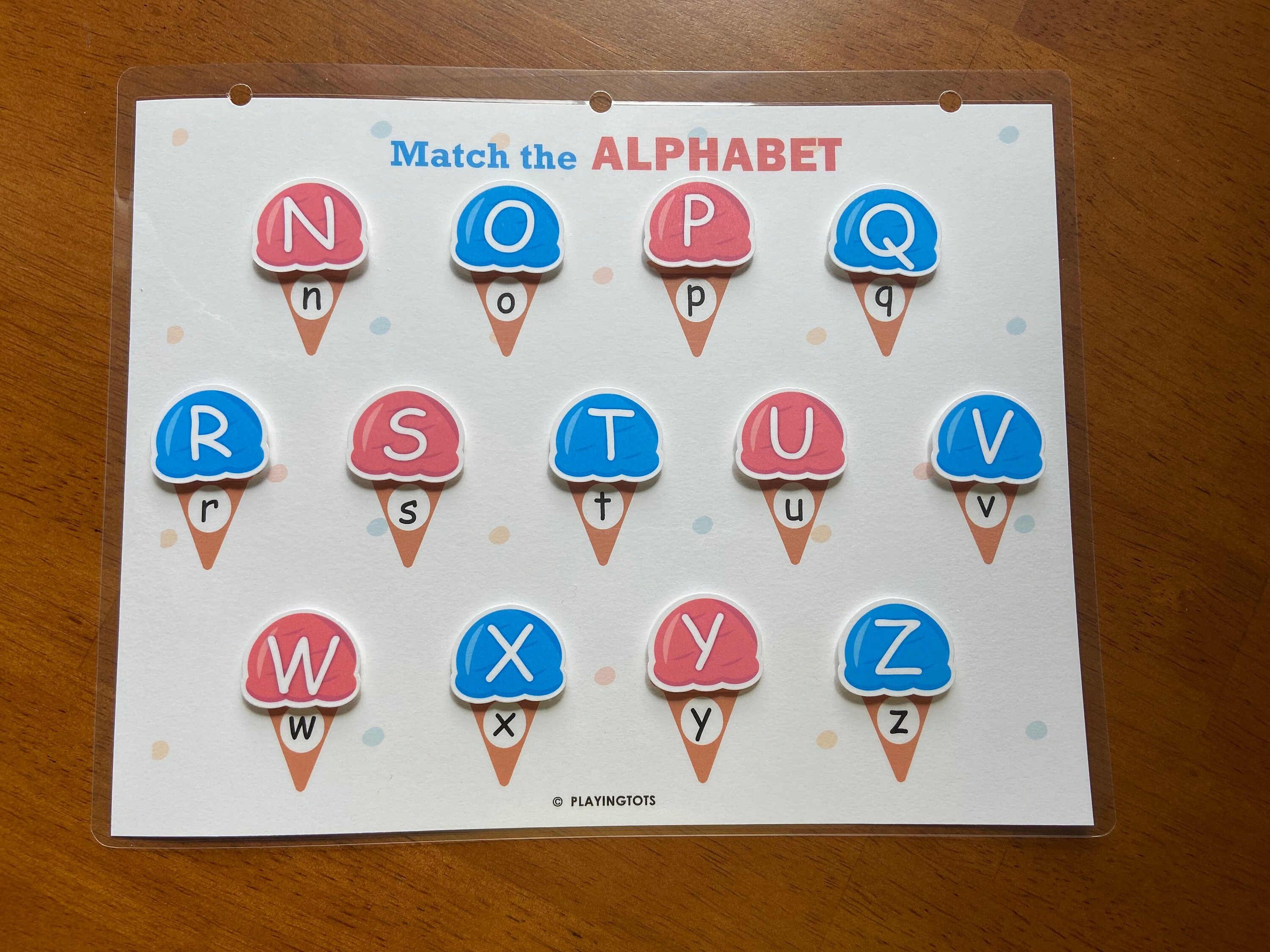 Alphabet Matching Activity Printable, Uppercase and Lowercase Letters ...