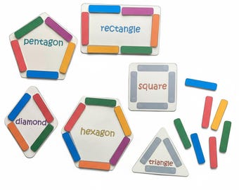 Shapes Activity Printable, Learn 2D Shapes, Busy Bags Activity, Toddler Learning, Preschool Activities, PreK Busy Box, Montessori