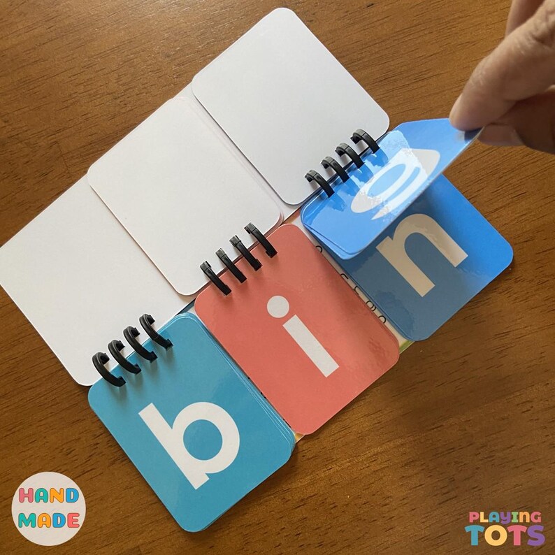 Words Flip Book, CVC Rhyming Words, Word Family Reading Practice ...