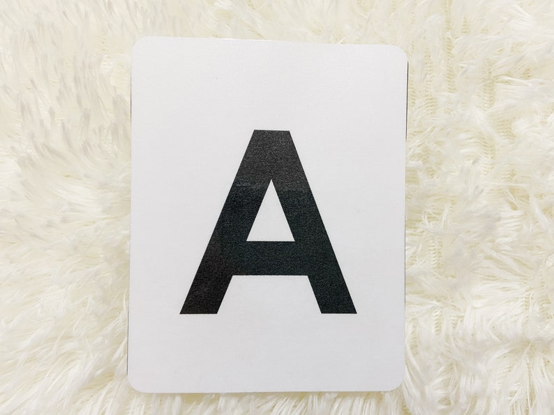 alphabet flash cards printable uppercase and lowercase etsy