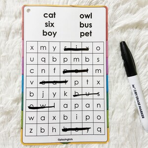 Word Search Activity Printable 3 Letter Words Words Games - Etsy
