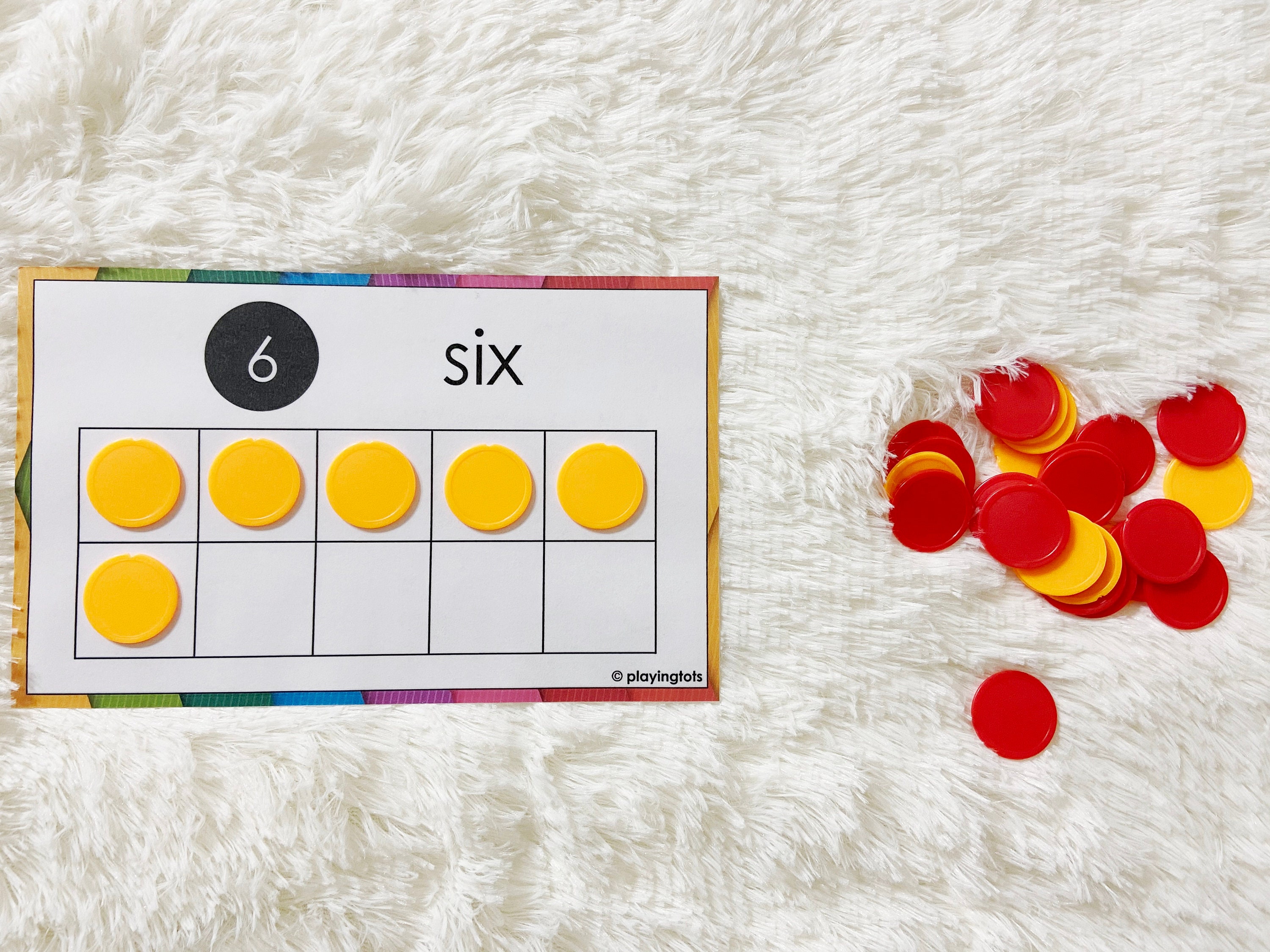 Ten Frames Activity Printable, Ten Frame Math, Learn to Count, Counting ...