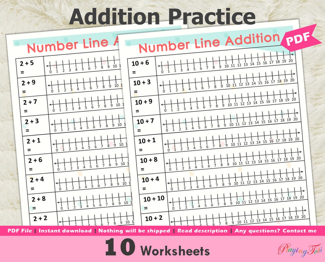 Addition Practice Worksheets Printable Preschool Workbook - Etsy