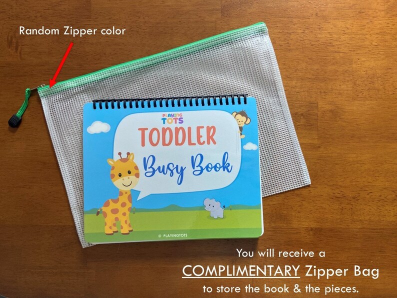 Toddler Busy Book, Fully Assembled, First Learning Binder, Fun Quiet Book, Homeschool Binder, Toddler Activity Book, Toddler Worksheet, VOL1 image 8