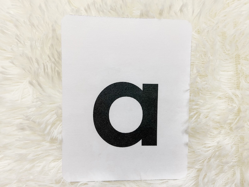 alphabet flash cards printable uppercase and lowercase etsy