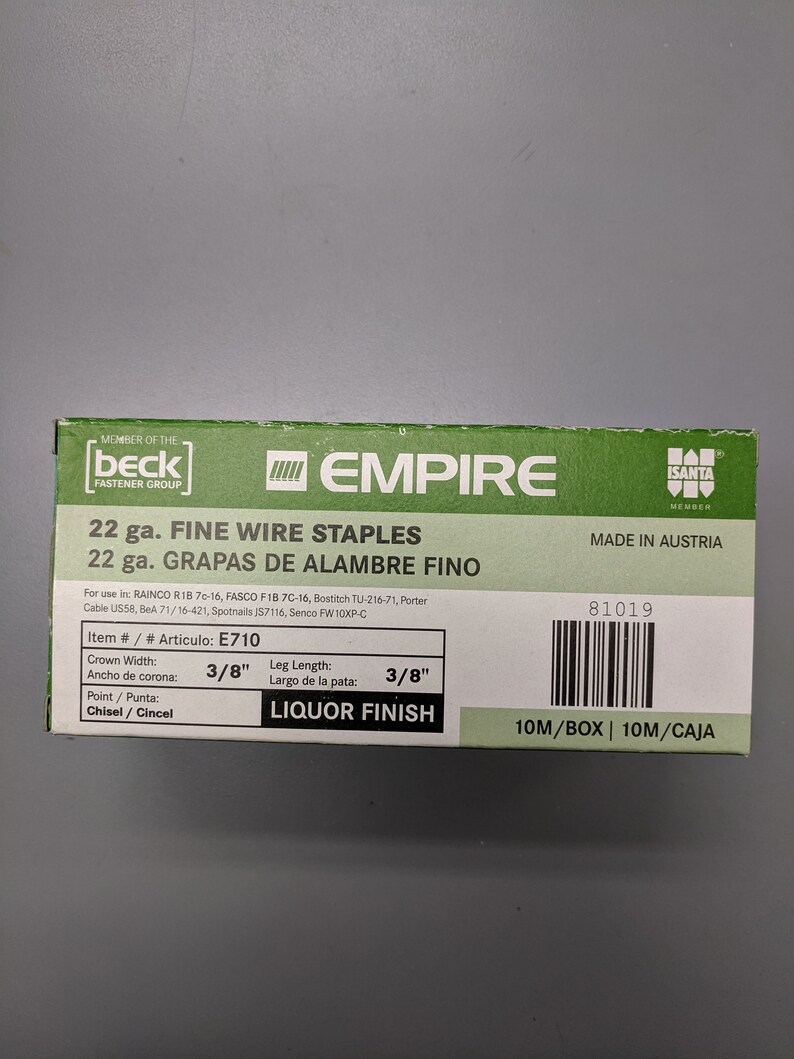 Empire 7 Galvanized Staples 3\/8