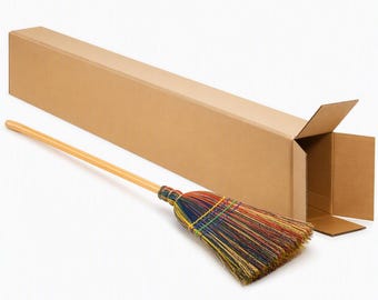 59" Broom Shipping Box | Long Corrugated Mailer