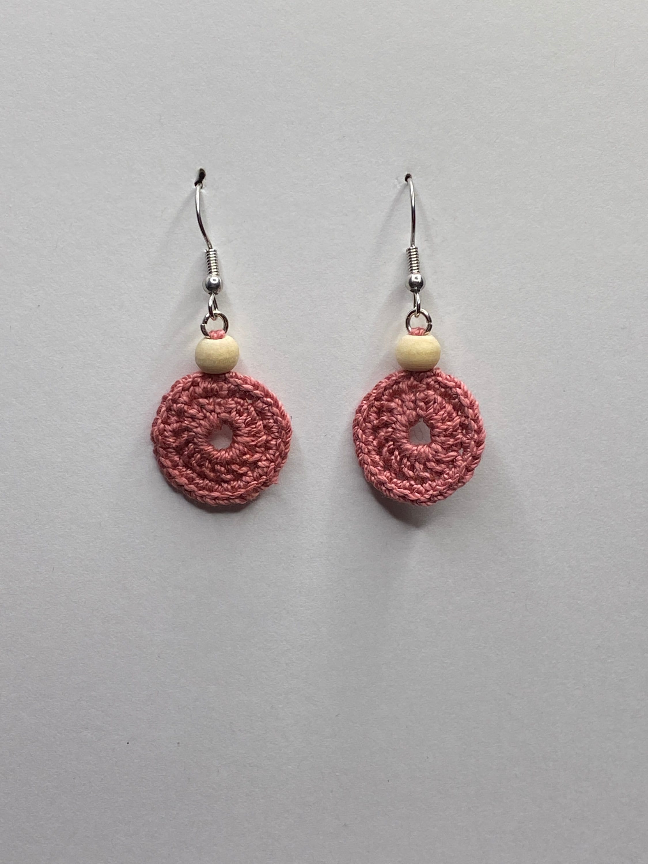 Hand Crochet Circle Earrings main image 0