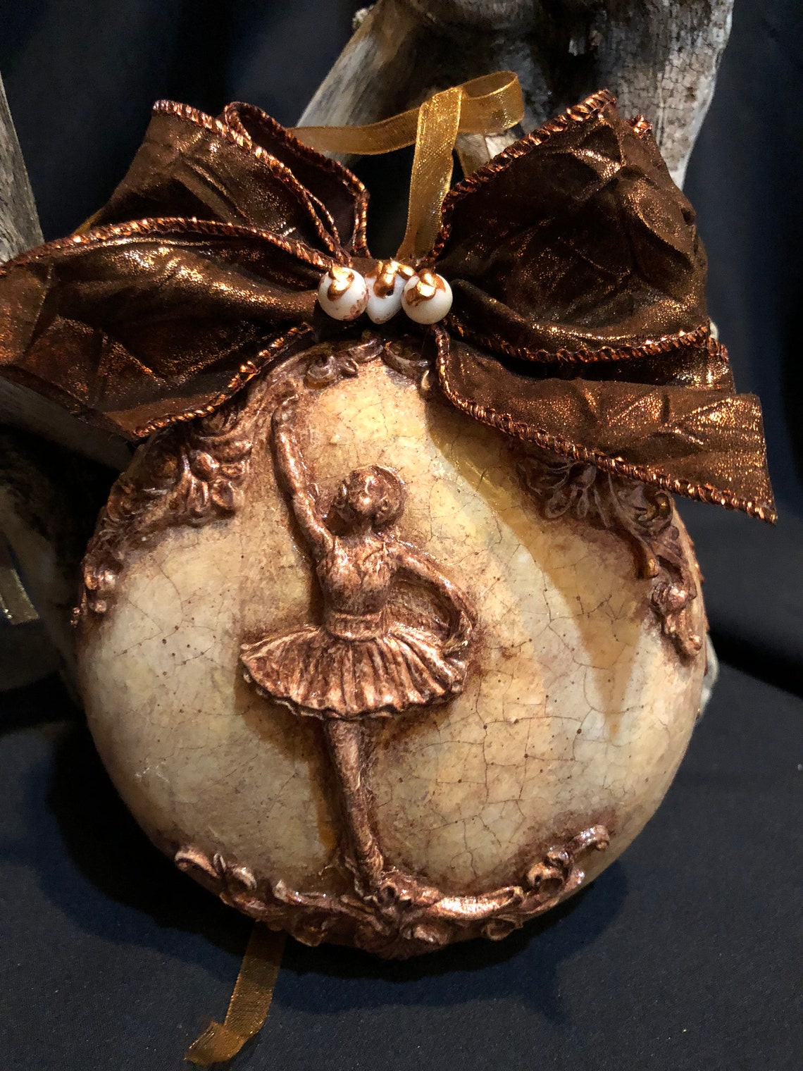 Ballerina Christmas Ornament 