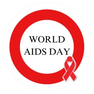 50 World Aids Day Awareness Stickers