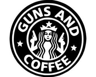 Guns And Coffee Etsy