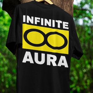 Infinite Aura T-Shirt - Infinity Aura Tee Typography T-Shirt