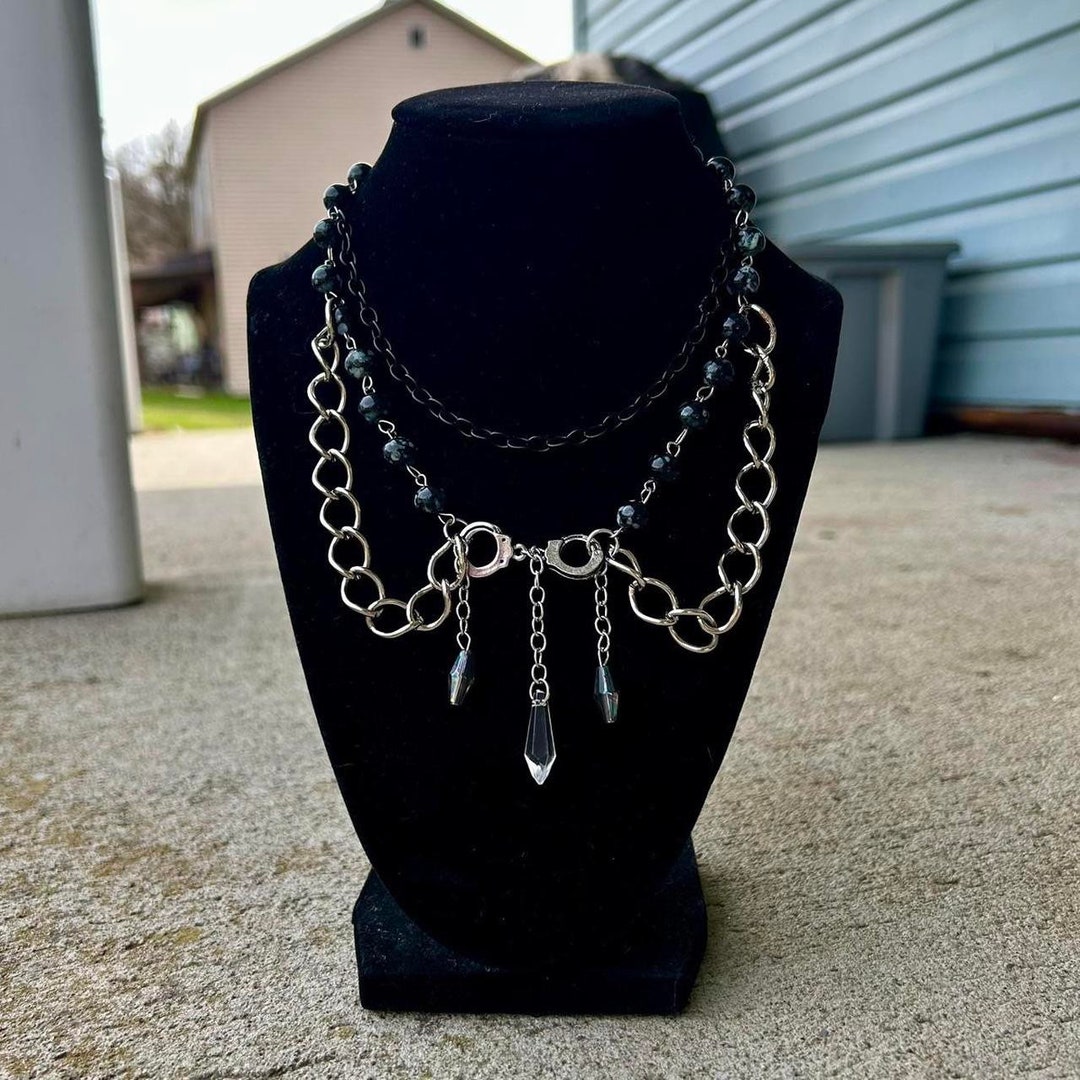 Handcuff Chain Necklace Etsy