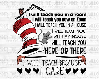 Download Dr Seuss Teacher | Etsy