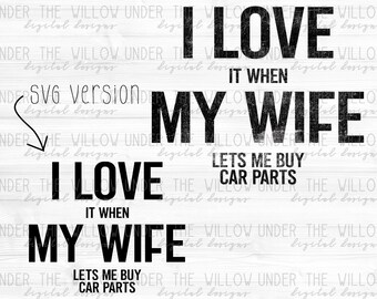 I Love My Wife Svg Etsy