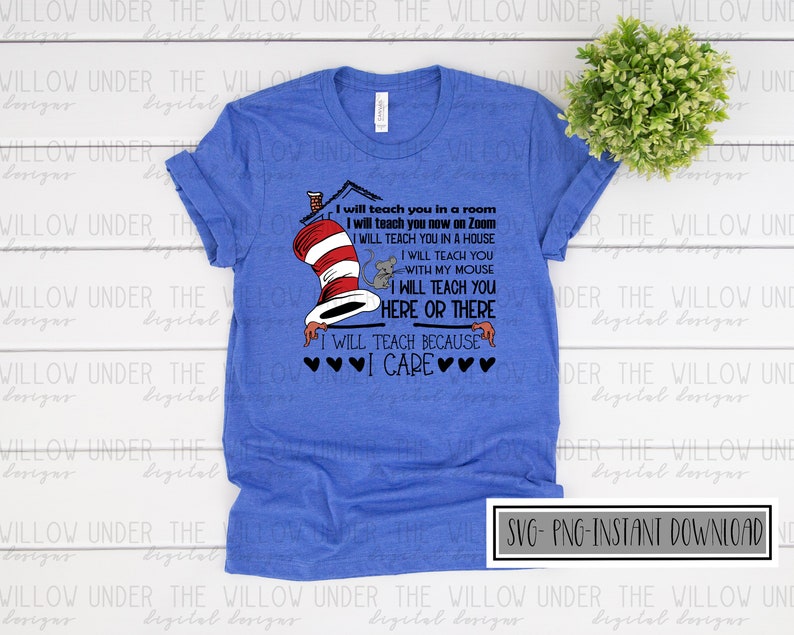 Download Dr. Seuss Teacher PNG SVG Teacher SVG Digital Design | Etsy