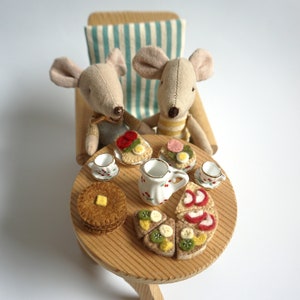 Miniature Felt foods/ doll foods/ handmade food/ doll house/ birthday gift/ girl gift image 2