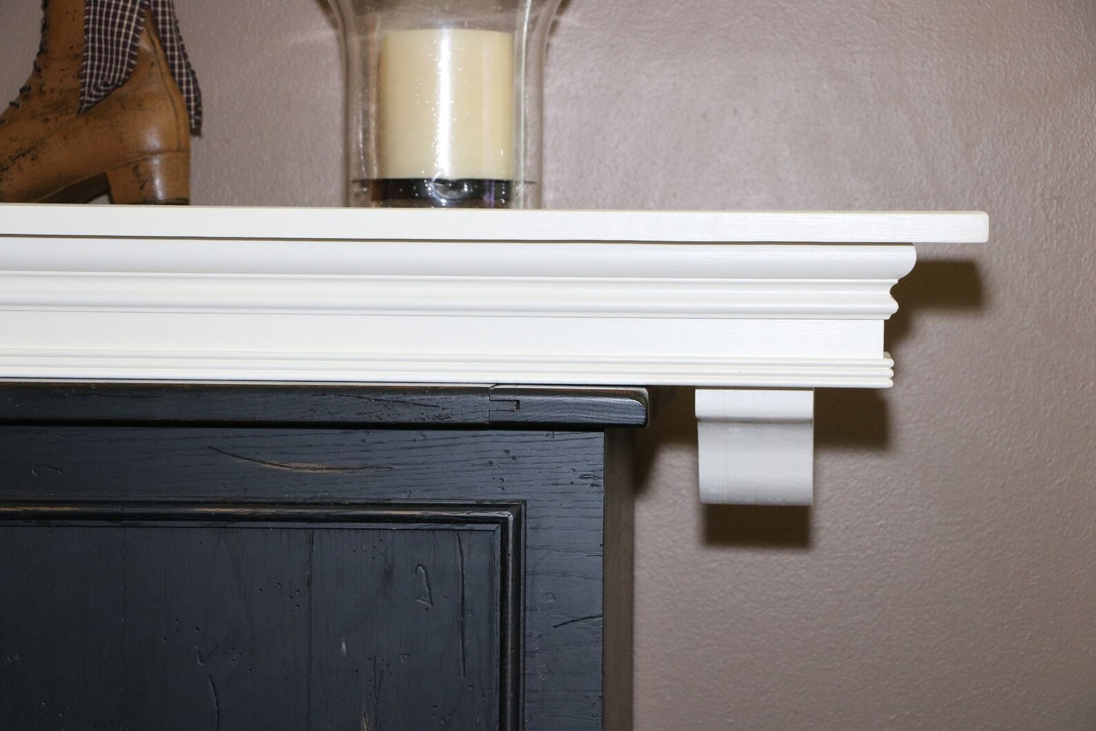 60 Mantel Shelf With Corbels Etsy