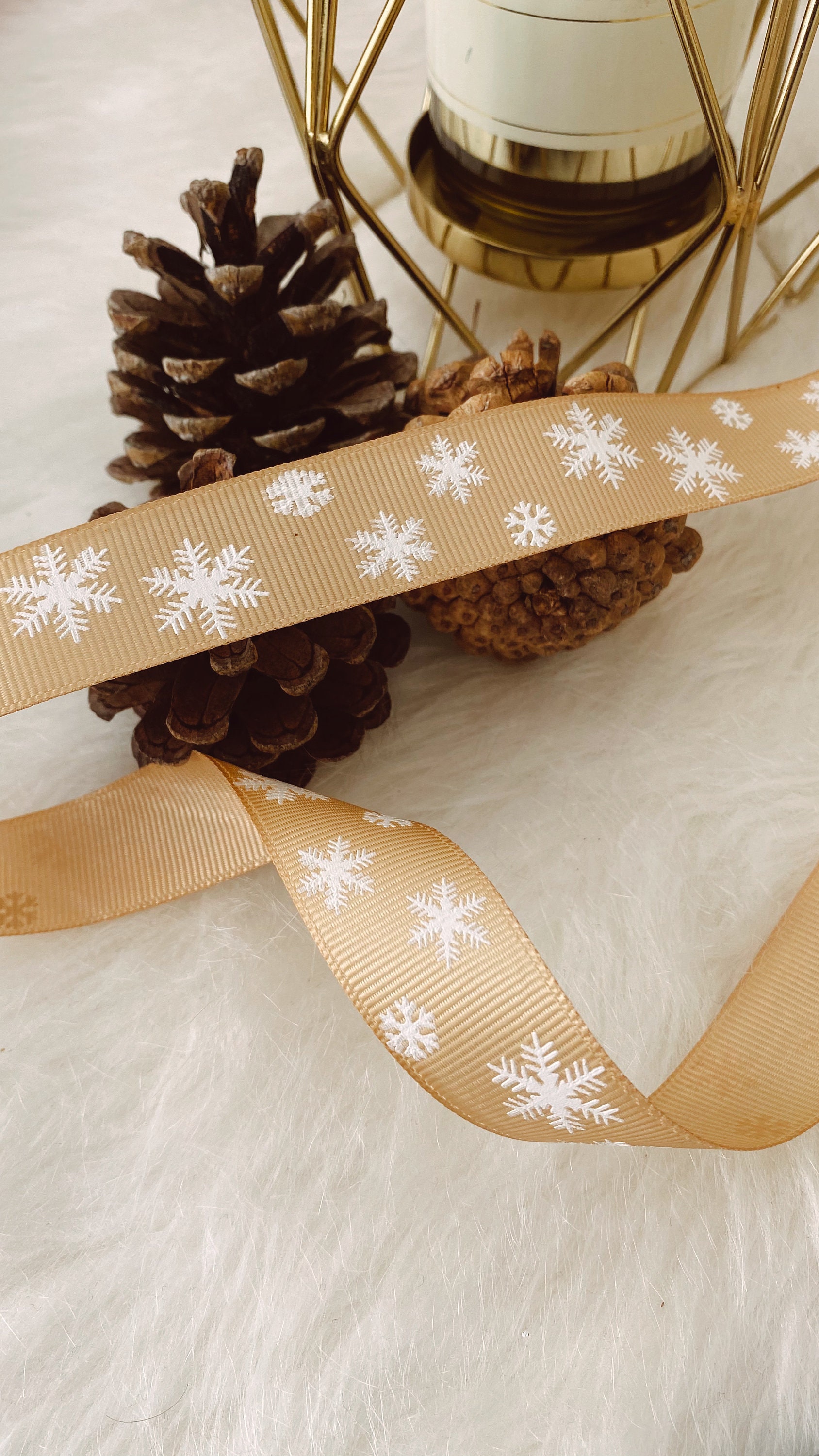 Christmas Gift Wrap Gift Ribbon Christmas Ribbon Red and Etsy