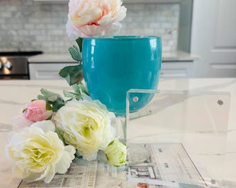 4x4" Clear Acrylic Magnetic Picture Frame: Double Sided Display Gift Decor