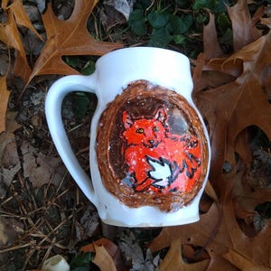 Fox Mug, white