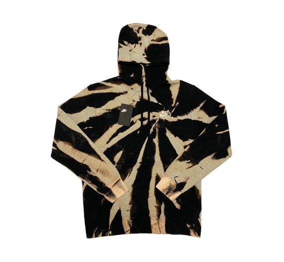 bleach tie dye nike hoodie