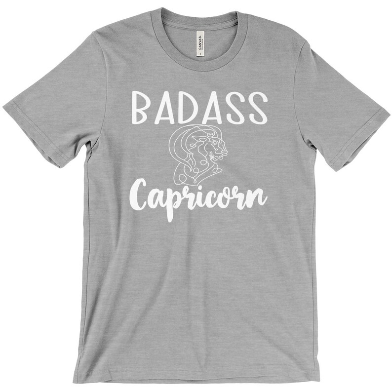 Capricorn Sign Zodiac Shirts Capricorn Birth Sign Capricorn Gift Badass Capricorn T-Shirt Zodiac Sign Birthday Gift Zodiac T-Shirts