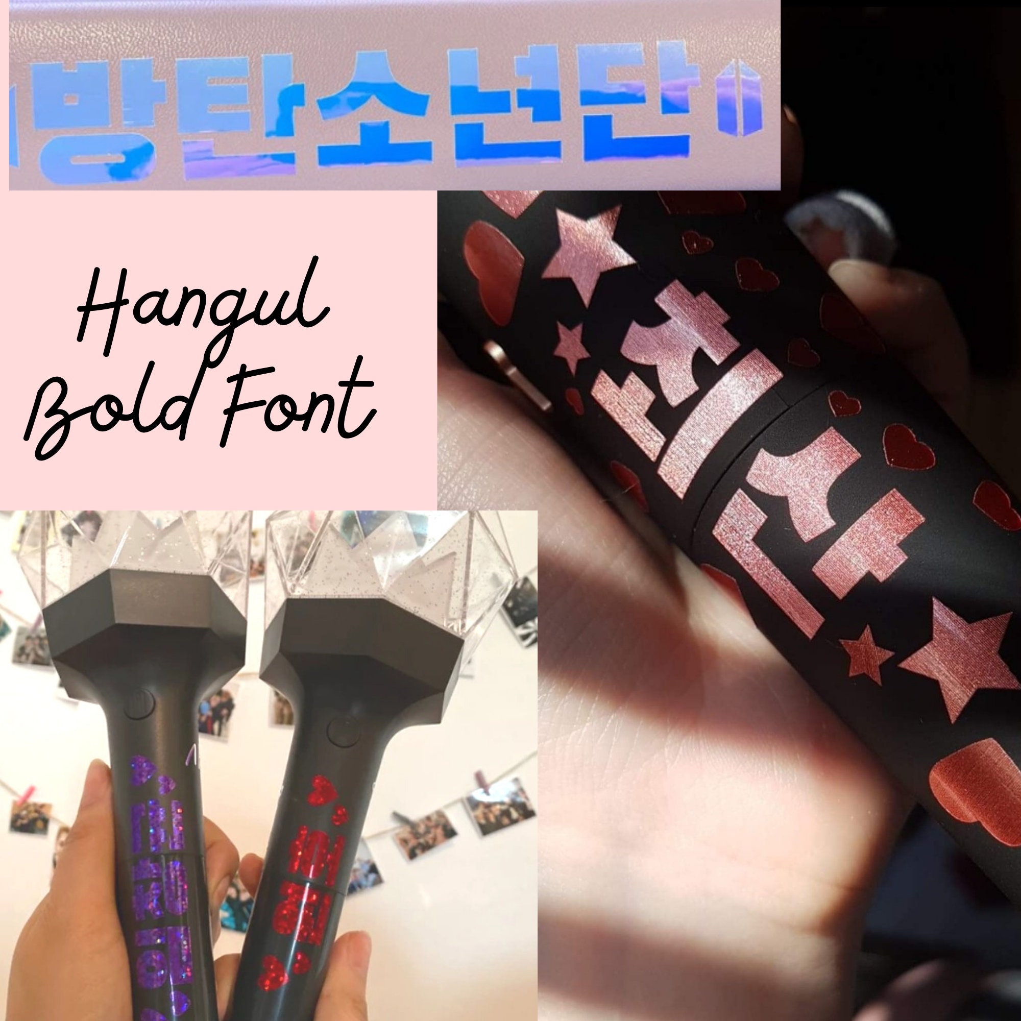 Custom Kpop LIGHTSTICK Decals/light Stick Stickers/ Custom Etsy UK
