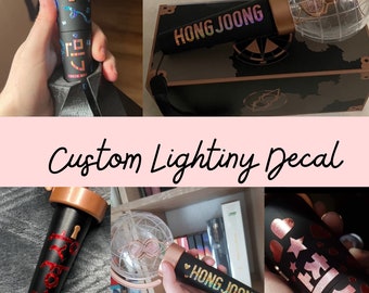 ATEEZ ATINY Hangul LIGHTSTICK Aufkleber / Lichtstockaufkleber / Ateez Aufkleber / Personalisieren Sie Ihren Leuchtstab / KPop Abziehbilder / Lightiny
