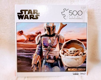 Details about   Star War Wooden Puzzle 300 pieces Mandalorian Baby Yoda Anime Figure jigsaw