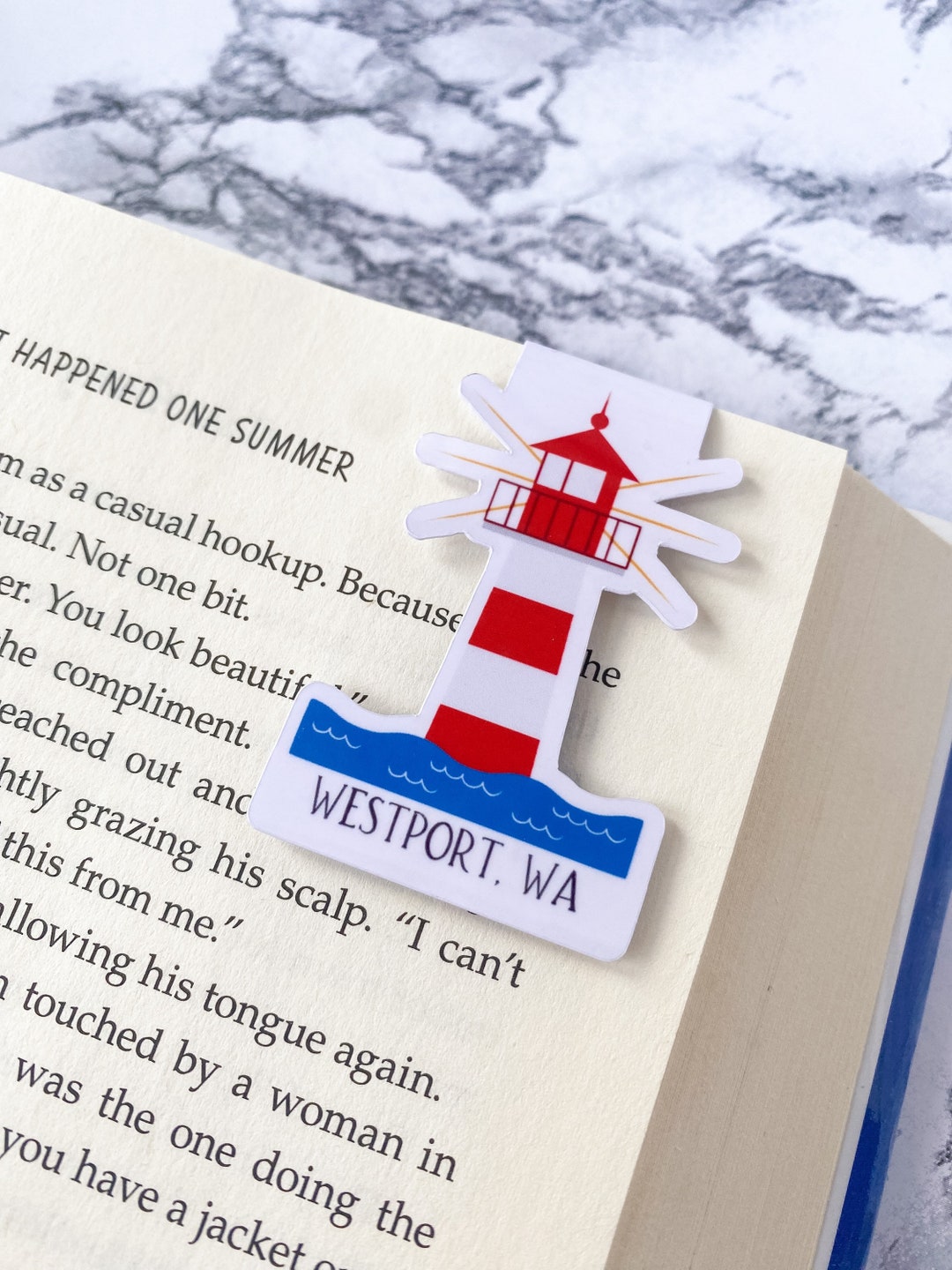 Washington Bookmarks Westport WA Lighthouse Magnetic Bookmark Page Marker Book Lover Present ...