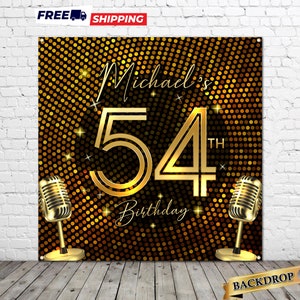 Studio 54 Birthday Backdrop