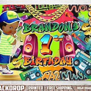 Fresh Prince Birthday Backdrop