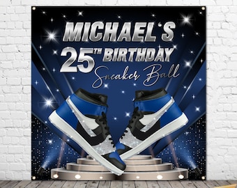 Sneaker Ball Birthday Backdrop