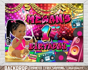 Fresh Beauty Princess Birthday Backdrop