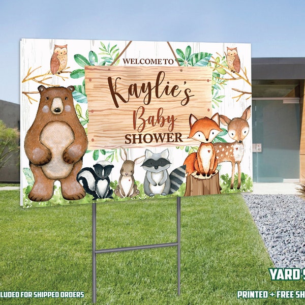 Baby Shower Yard Sign Etsy