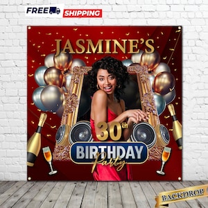 Photo Frame Birthday Backdrop