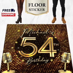 Studio 54 Disco Floor Decal Sticker