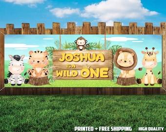 Wild One Birthday Banner