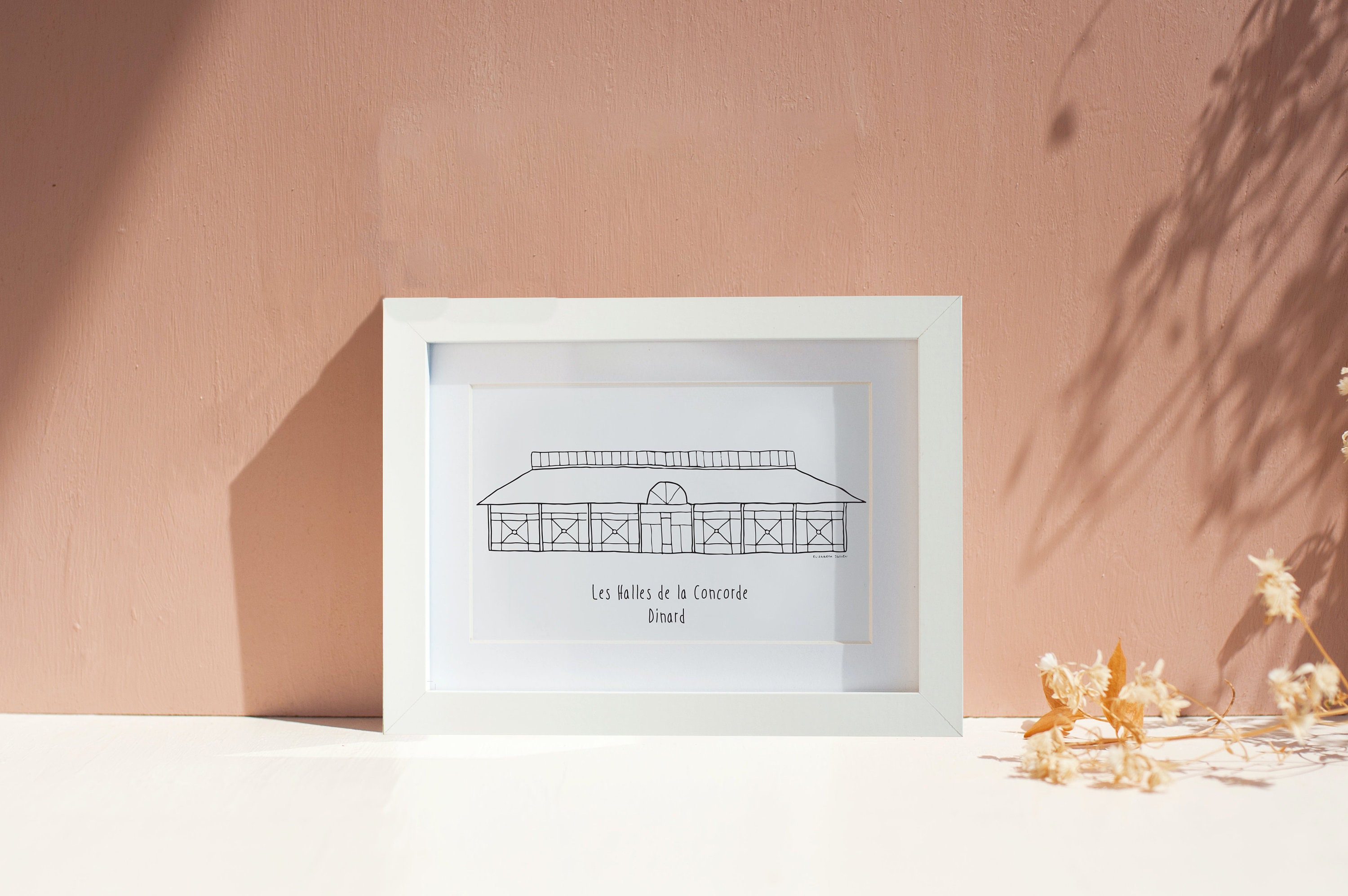 Affiche Dinard Les Halles de La Concorde Format A4