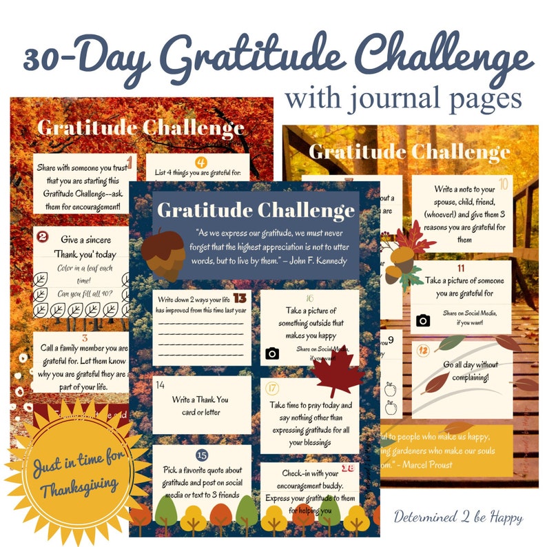 30-day Gratitude Challenge - Etsy