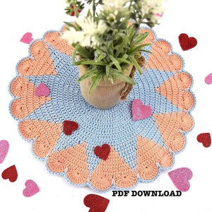 Herz Deckchen Anleitung: Einfaches DIY Projekt (PDF Download)