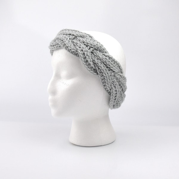 Braided Crochet Ear Warmer Pattern, PDF Download, Crochet Headband Pattern, Easy Crochet Headband Pattern, Kids Crochet Headband