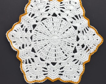 Crochet Snowflake Doily Pattern: Christmas Ornament (PDF Pattern)